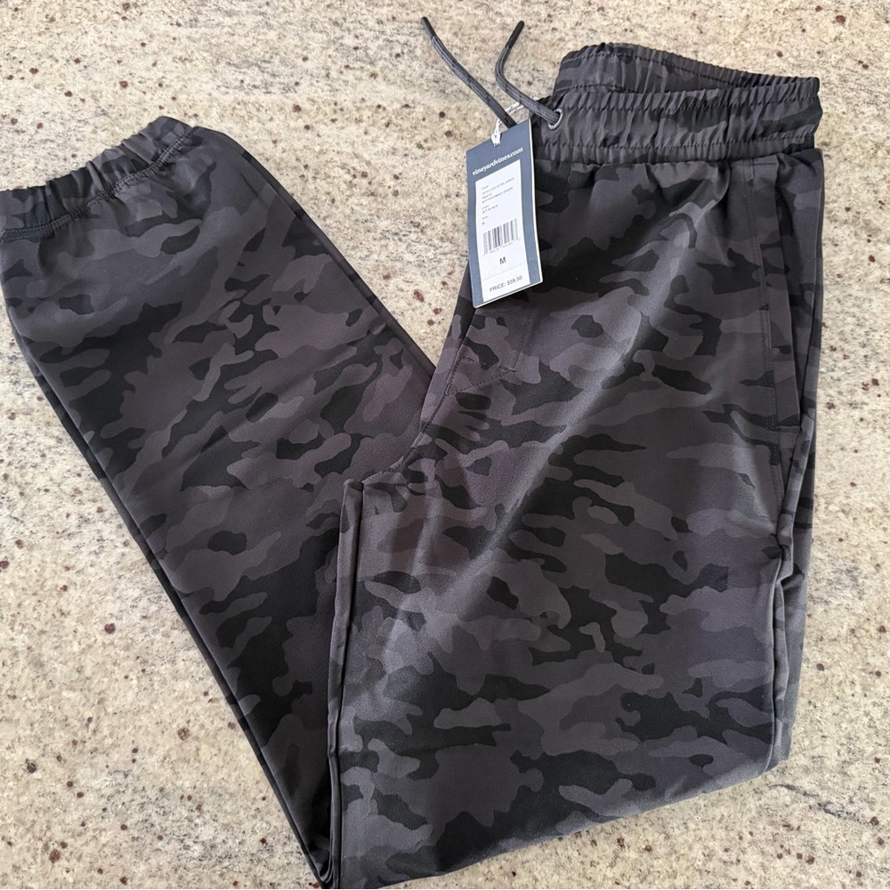 Vineyard Vines Black Camouflage Pants